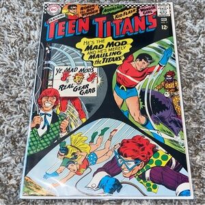 VINTAGE 1967 DC COMICS Teen Titans Key 1st Mad Mod App Silver Age Comic #7